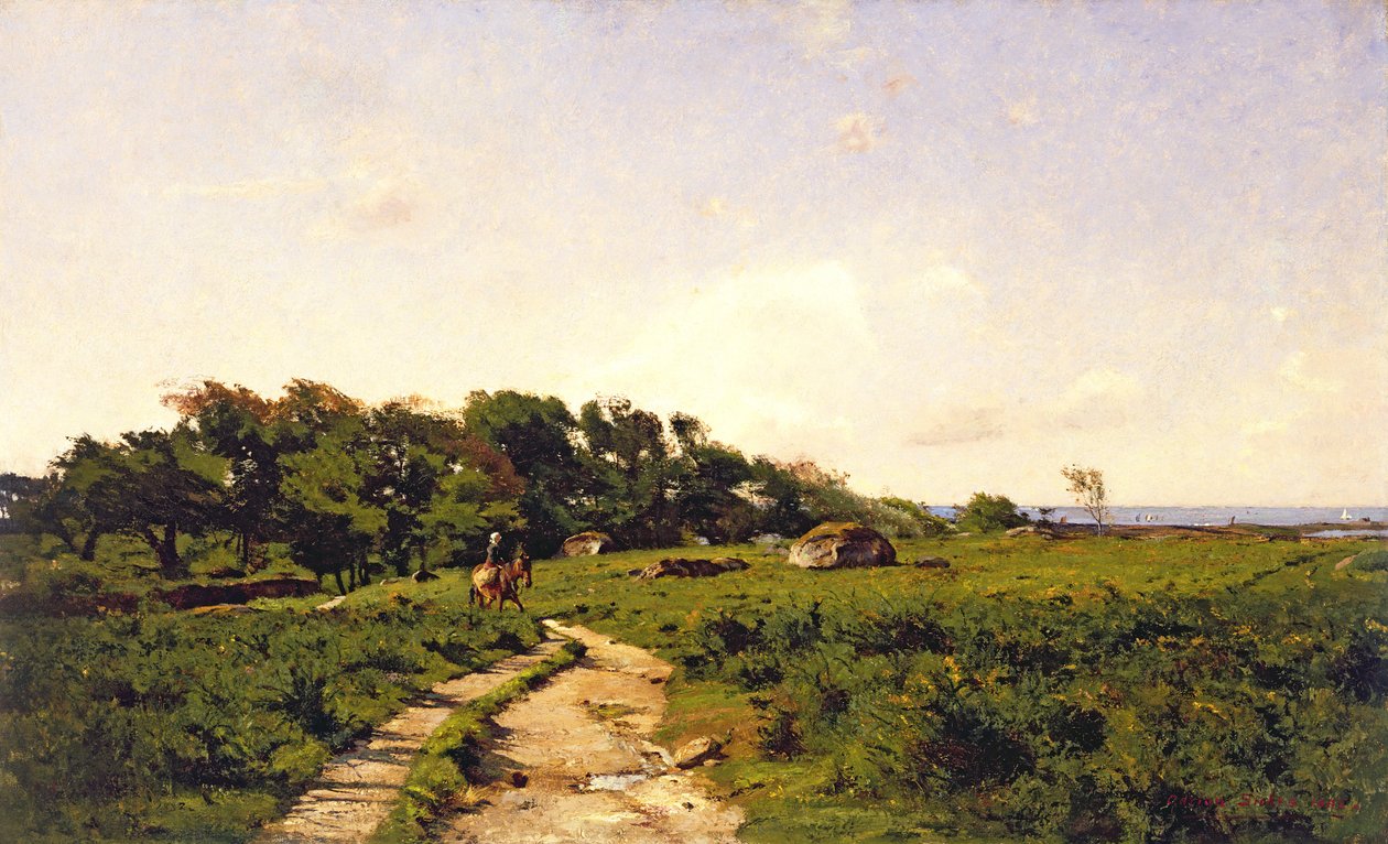 A hínárgyűjtő, 1882 alkotó: Adrian Scott Stokes