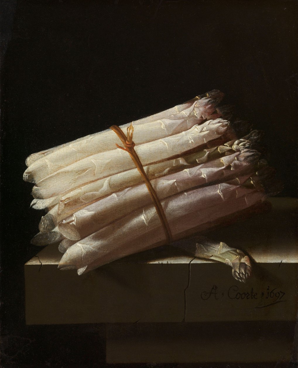Csendélet spárgával, 1697 alkotó: Adrian Coorte