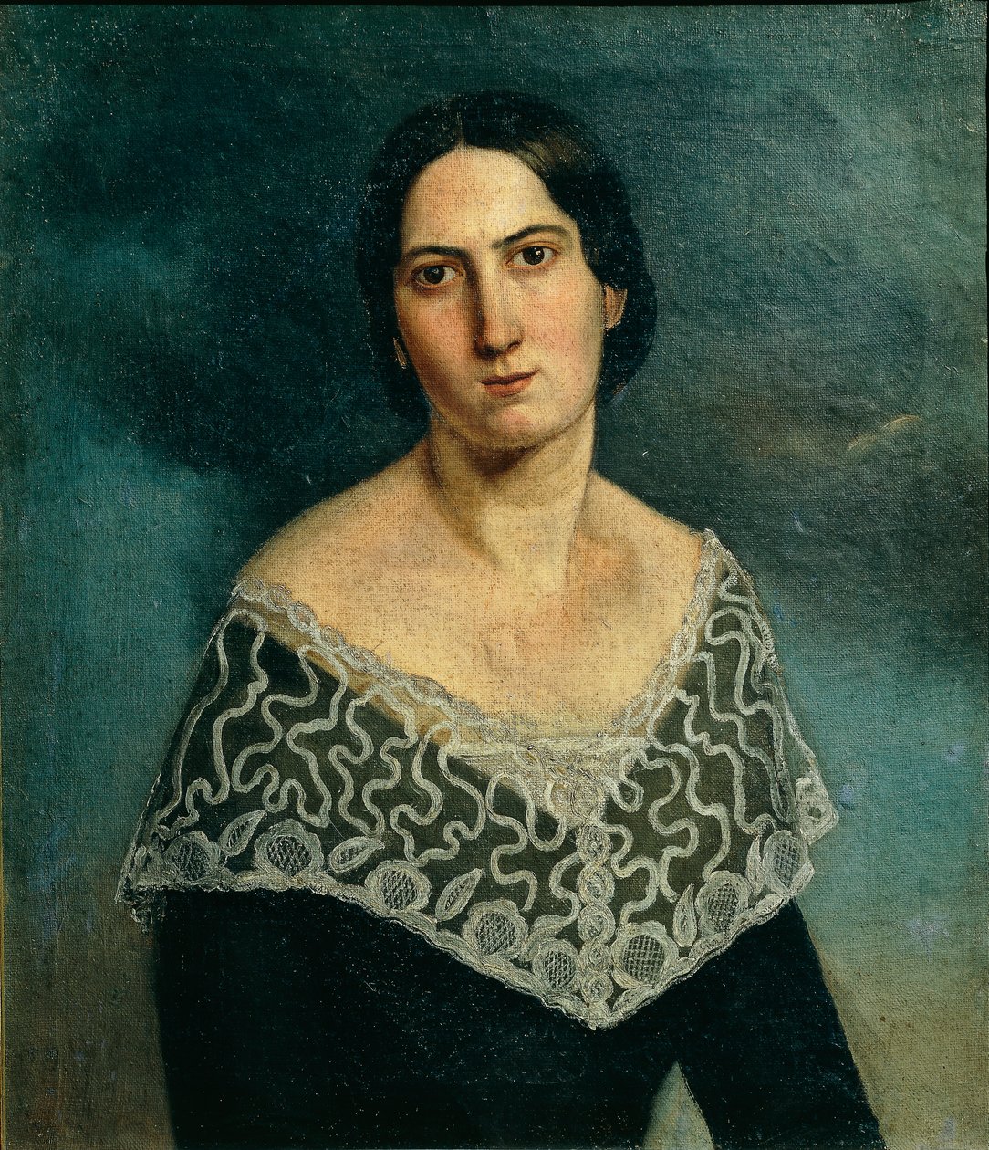 Mrs. Bonini Gardi portréja (olaj, vászon) alkotó: Adriano Baldini