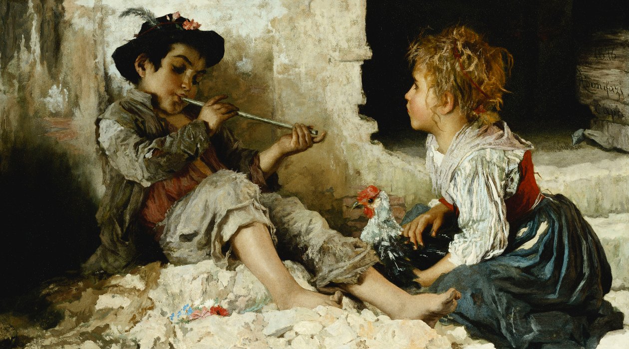 Elbűvölt közönség, 1876 alkotó: Adriano Bonifazi