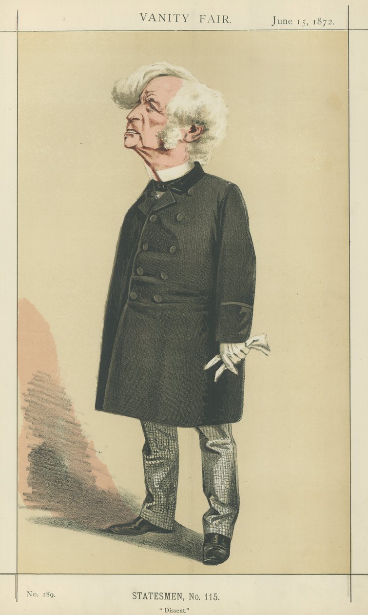 Mr Samuel Morley (színes litográfia) alkotó: Adriano Cecioni
