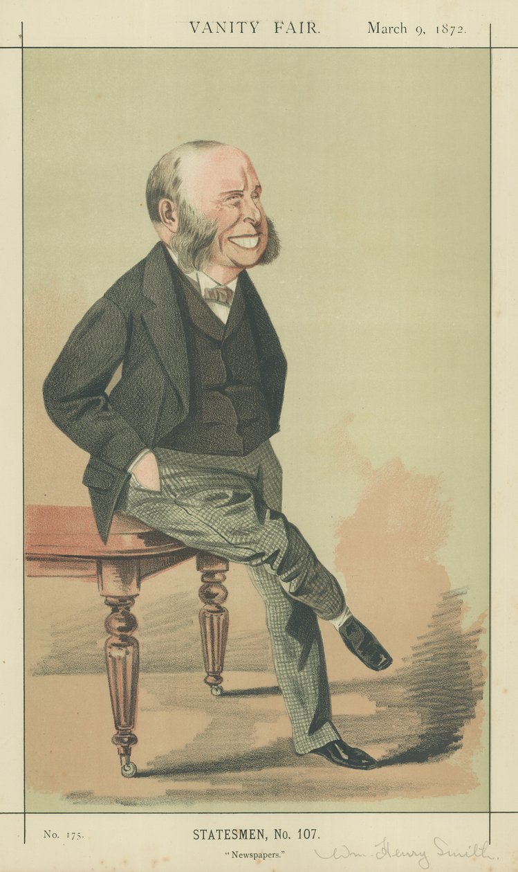 William Henry Smith úr (színes litográfia) alkotó: Adriano Cecioni
