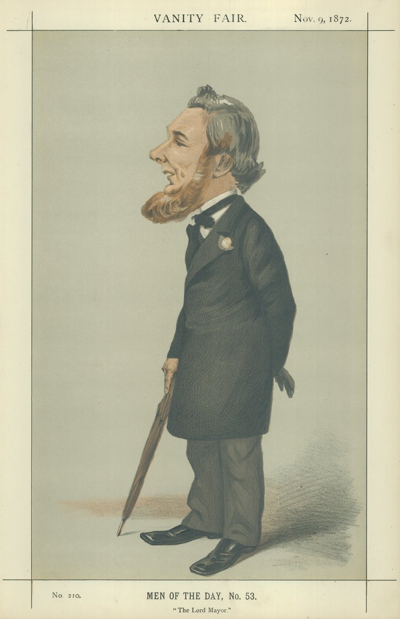 Sir Sydney Hedley Waterlow (színes litográfia) alkotó: Adriano Cecioni
