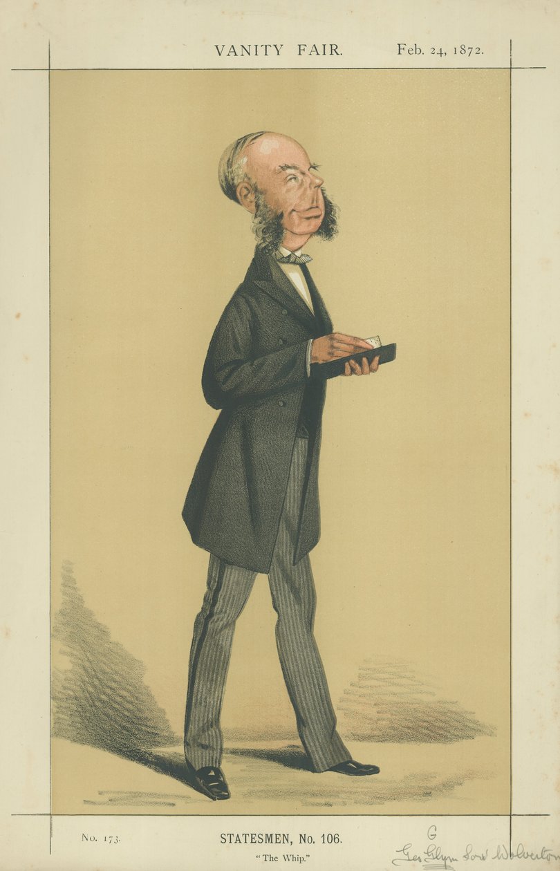The Hon George Grenfell Glyn (színes litográfia) alkotó: Adriano Cecioni