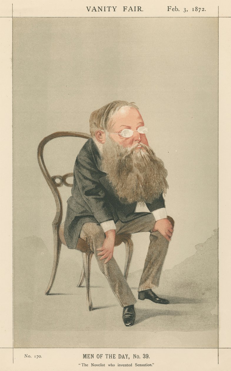 A regényíró, aki feltalálta a szenzációt, Wilkie Collins (Vanity Fair sorozat) alkotó: Adriano Cecioni