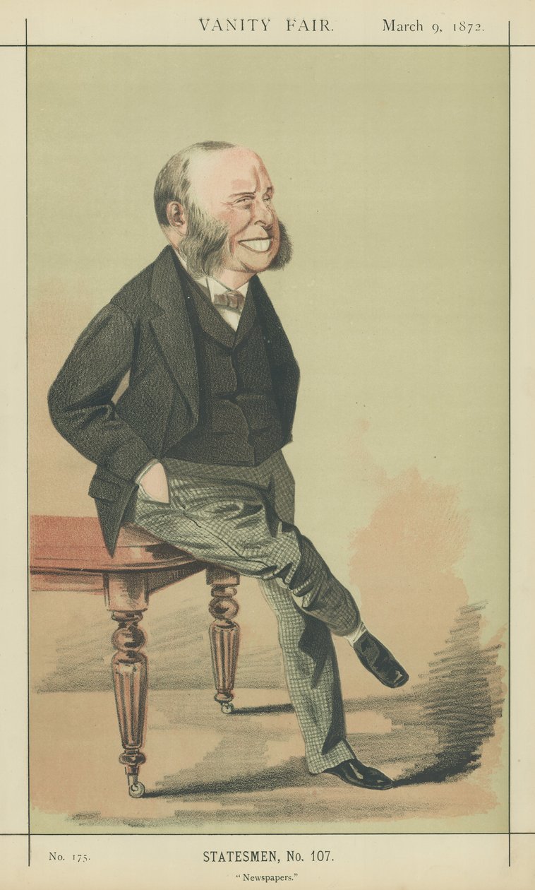 W H Smith (színes litográfia) alkotó: Adriano Cecioni