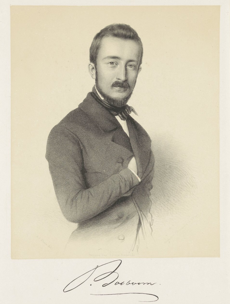Johannes Bosboom portréja alkotó: Adrianus Johannes Ehnle