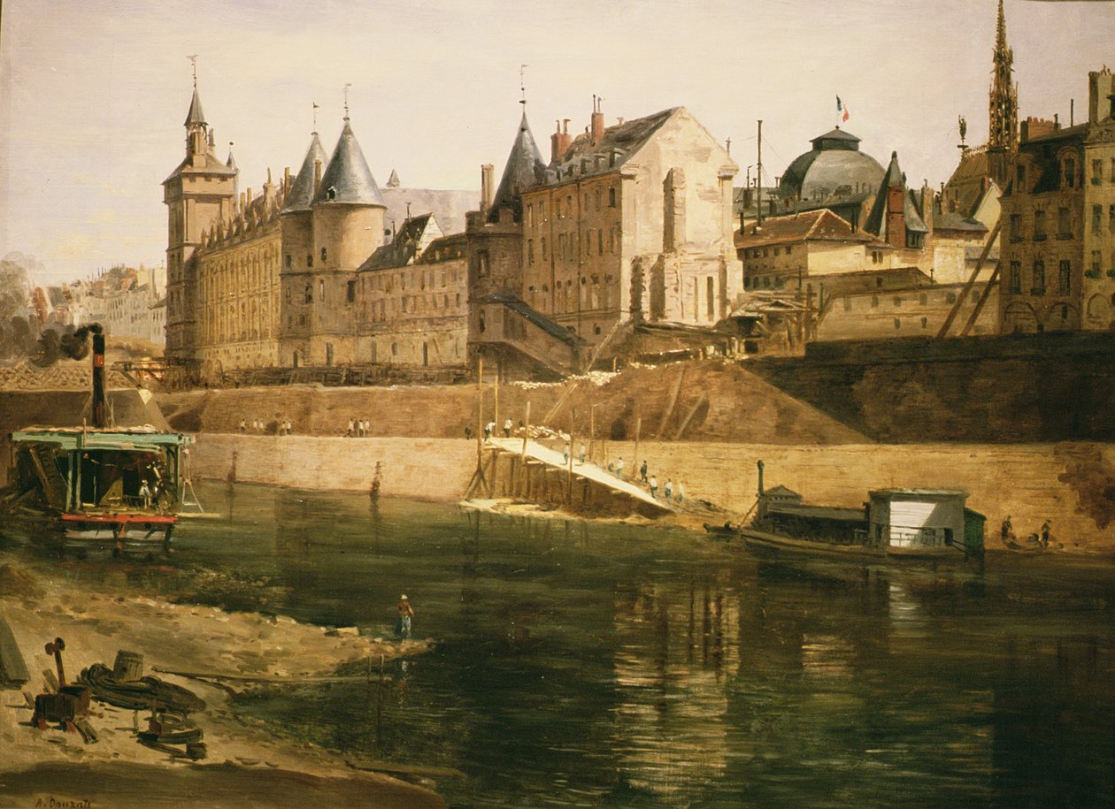 A Palais de Justice, a Conciergerie és a Tour de l