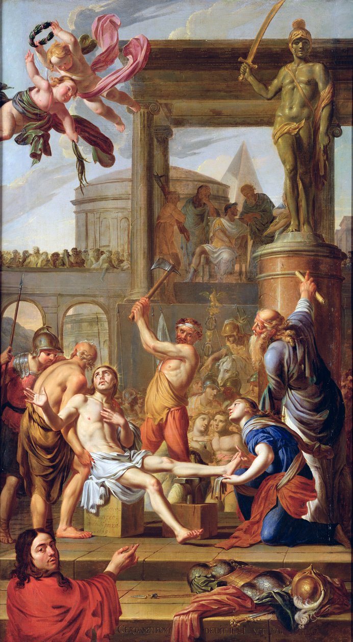 Szent Adrián vértanúsága, 1659 alkotó: Adrien Sacquespee