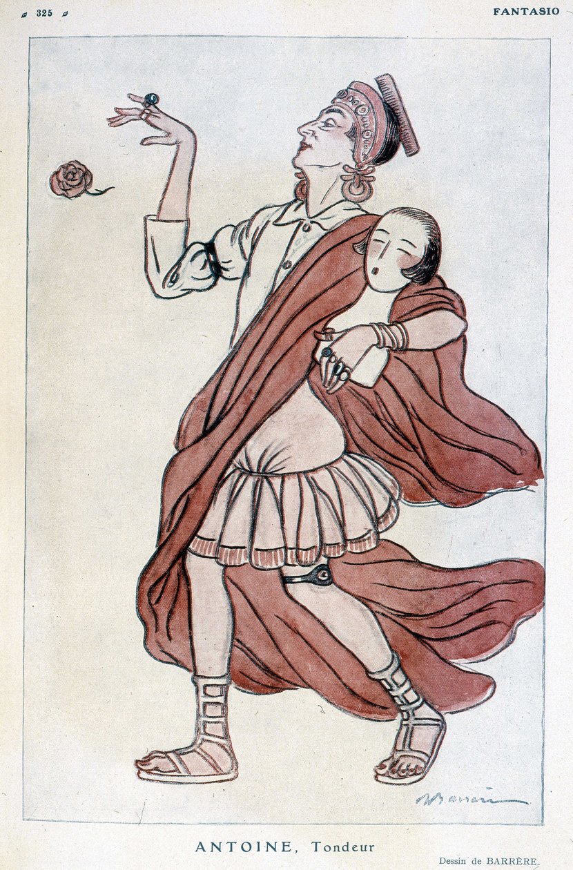 Barrere vígjátéka Andre Antoine-ról (1858-1943), francia rendezőről, teoretikus színészről és színházi rendezőről - a „Fantasio”-ban 1927.01.15-től. alkotó: Adrien Barrere