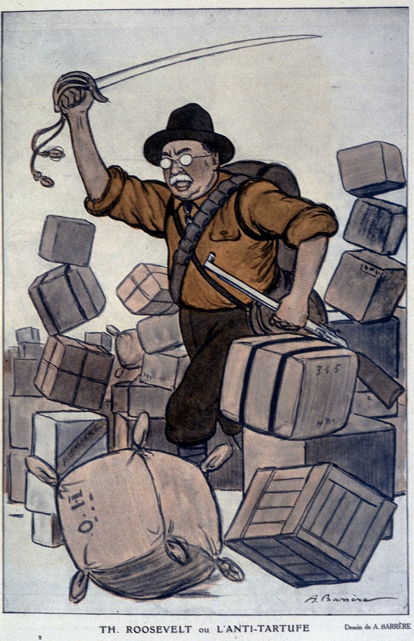 Théodore Roosevelt – Barrère, a „” Fantasio” című filmben, 1915.09.01. alkotó: Adrien Barrere