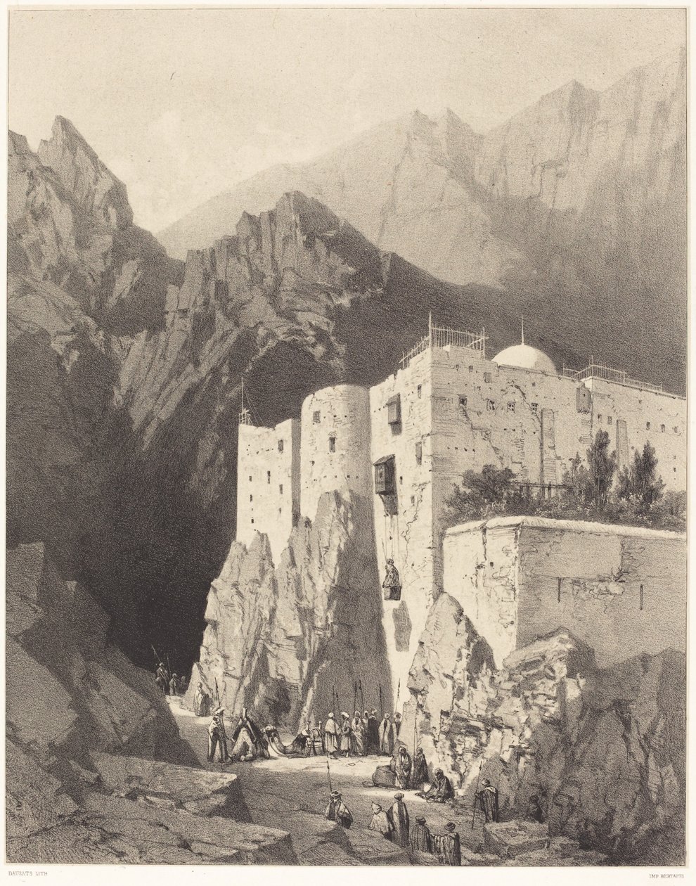 Mt. Sinai alkotó: Adrien Dauzats