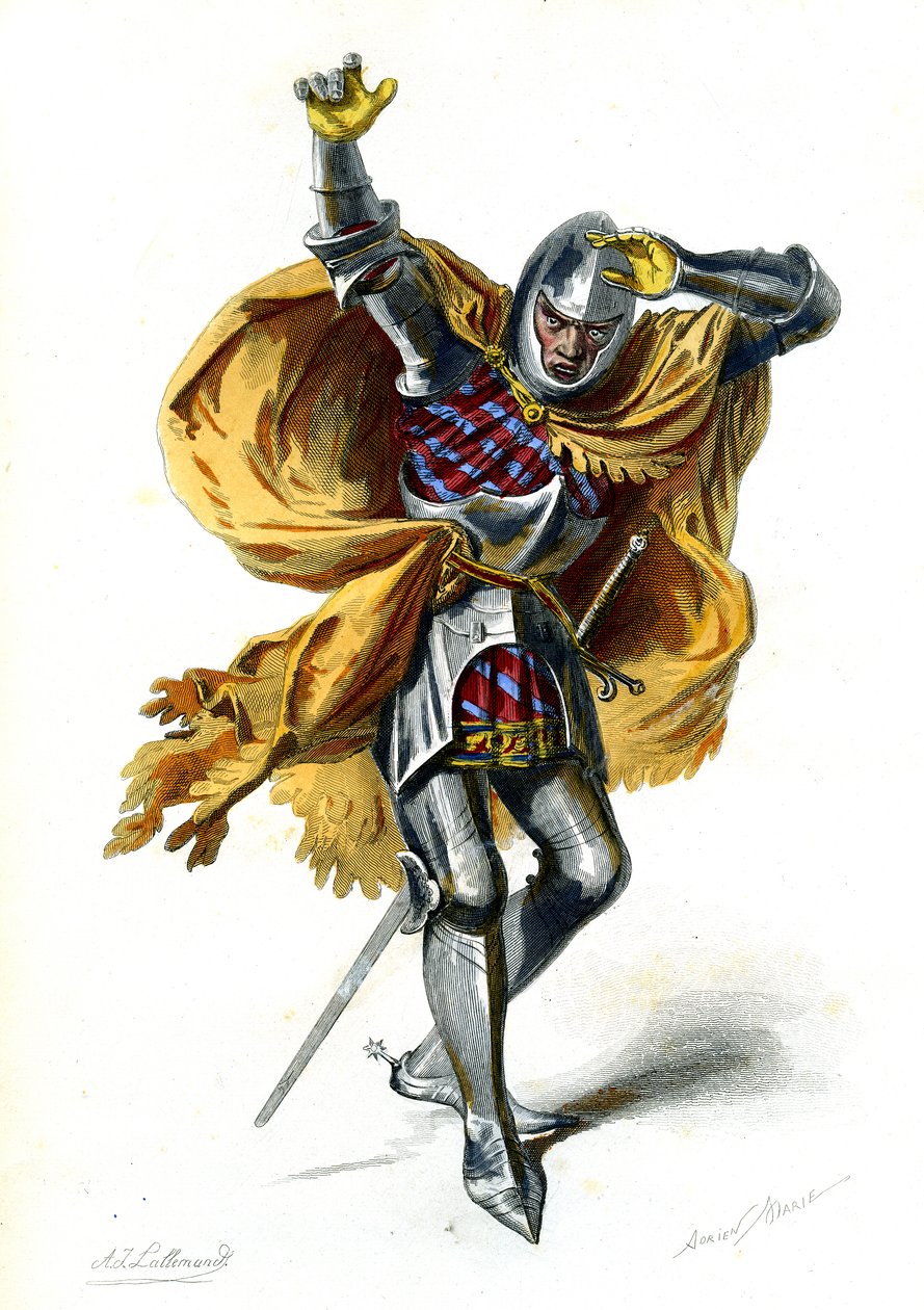 Szent Pál megtérése: Saulus, előadás VI. Károly francia király alatt. 1872 (metszet) alkotó: Adrien Emmanuel Marie