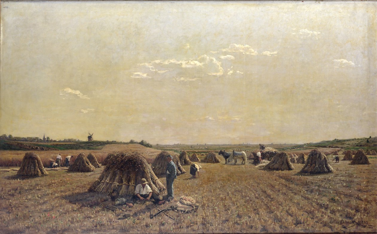 Szüreti jelenet, 1879 alkotó: Adrien Louis Demont