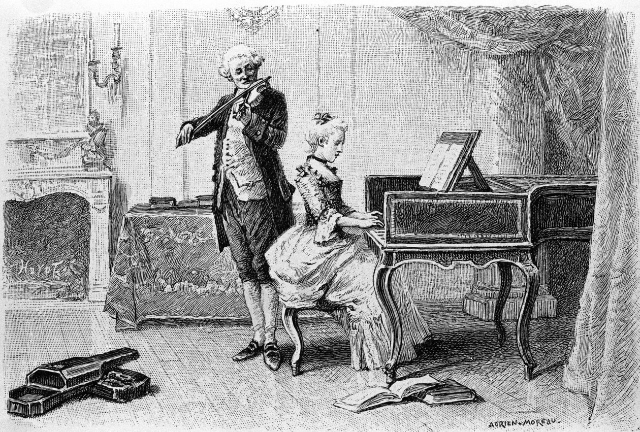 Adrien Moreau (1843-1906) metszete, amely Francois Marie Arouet dit Voltaire (1694-1778) „” Candide”-ját illusztrálja. alkotó: Adrien Moreau
