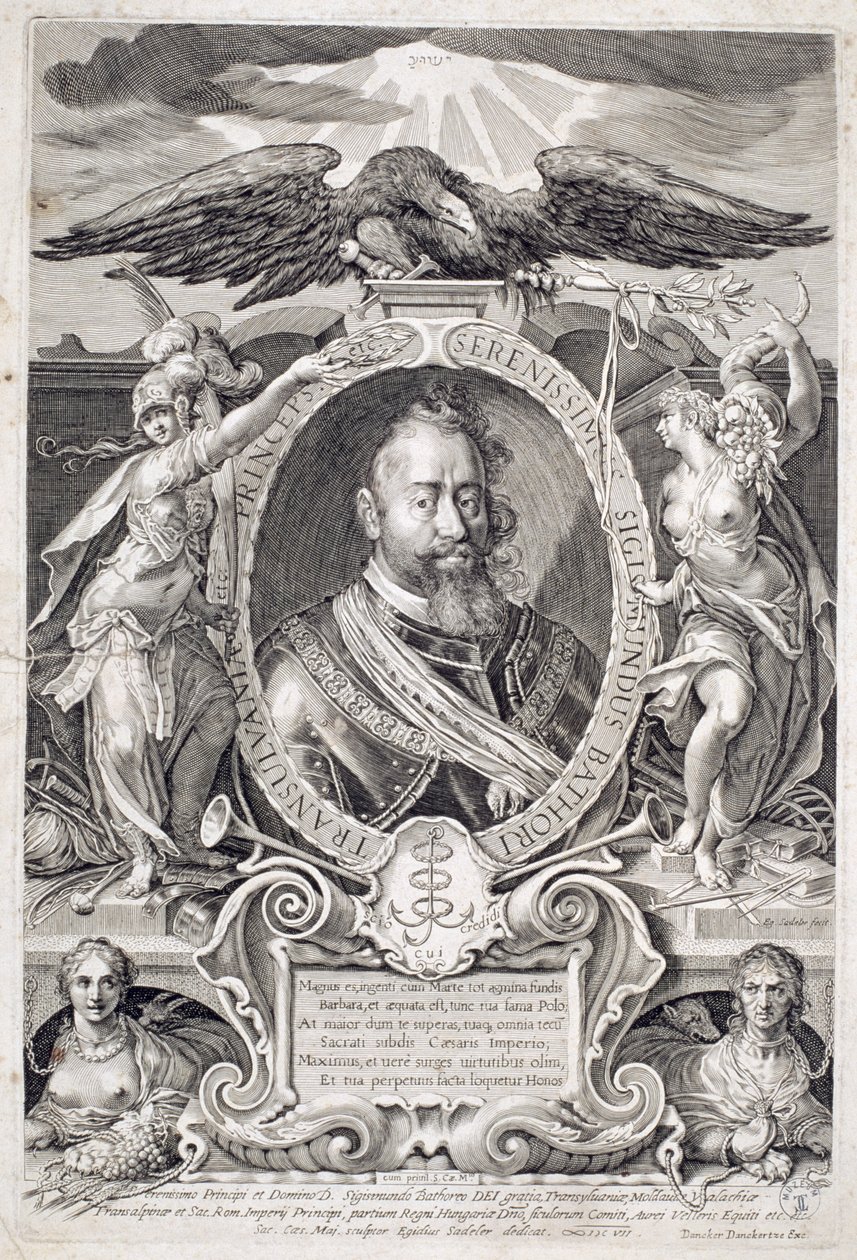 Báthori Zsigmond (1572-1613) 1607 alkotó: Aegidius Sadeler or Saedeler