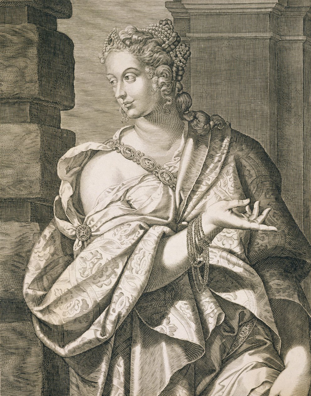 Statilia Messalina Néró harmadik felesége alkotó: Aegidius Sadeler or Saedeler