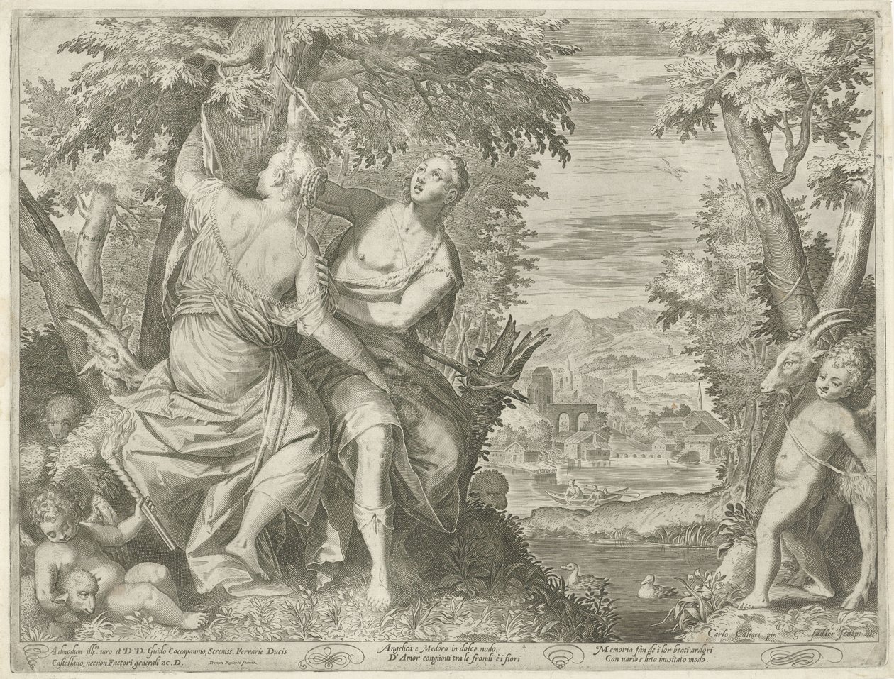 Angelica Medoroban alkotó: Egidius  Sadeler (II)