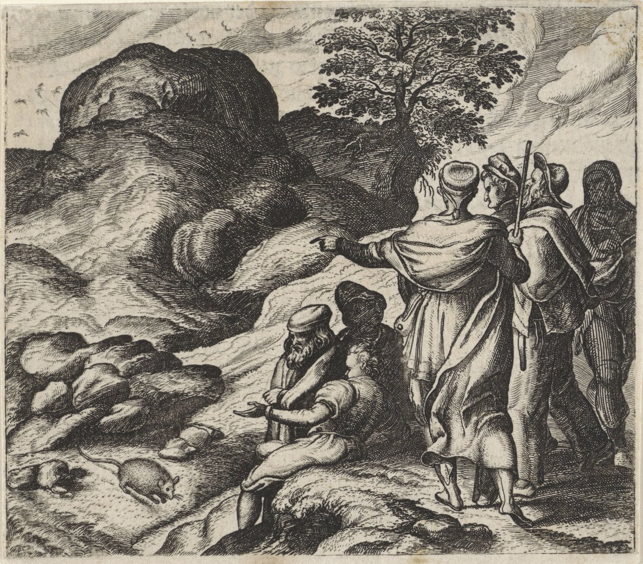 A Barring-hegy meséje alkotó: Egidius  Sadeler (II)