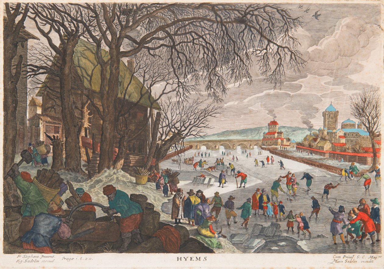 A tél allegóriája, 1620. alkotó: Aegidius Sadeler