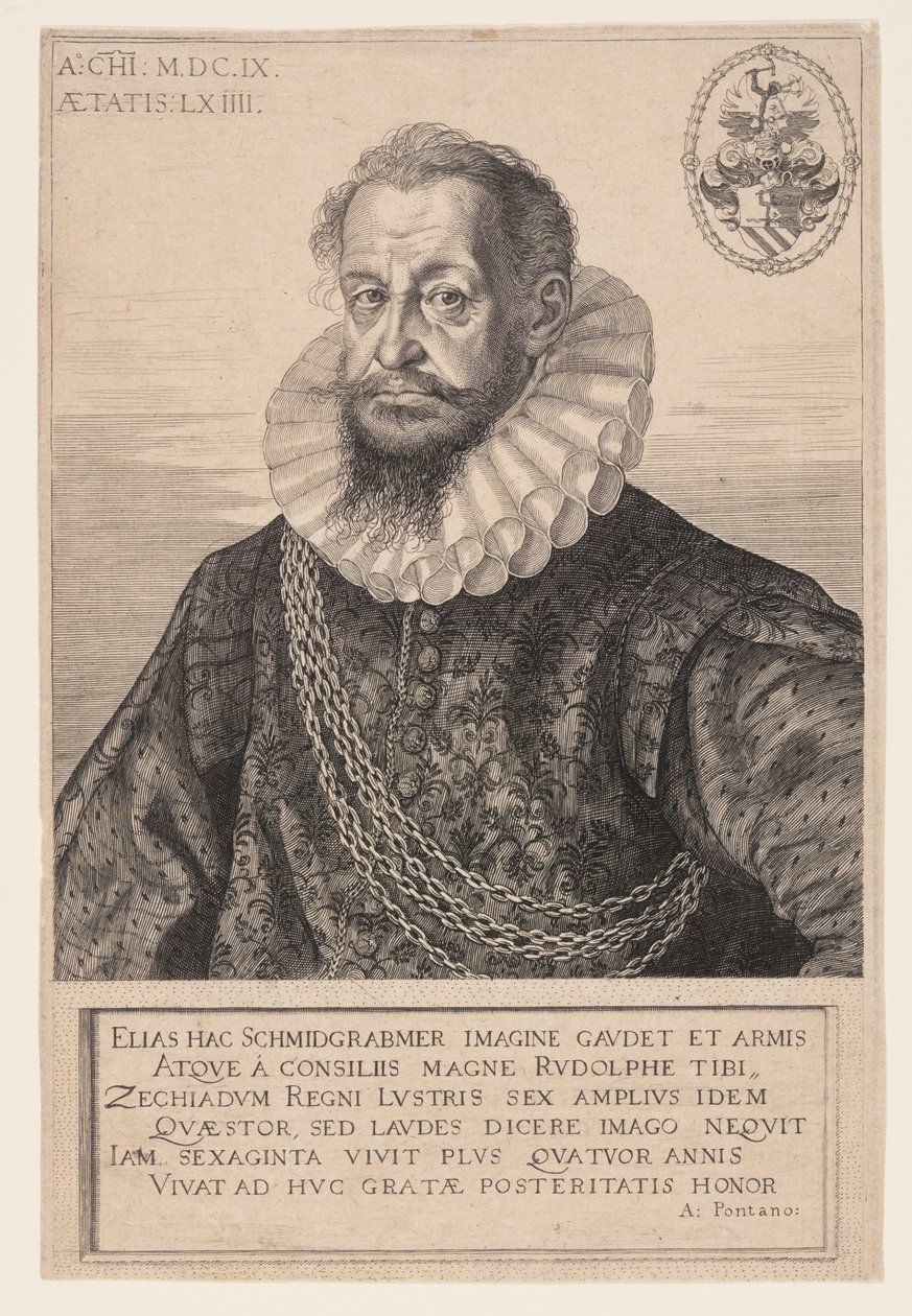 Elias Schmidgrabner, pénzügyi tanácsos alkotó: Aegidius Sadeler II