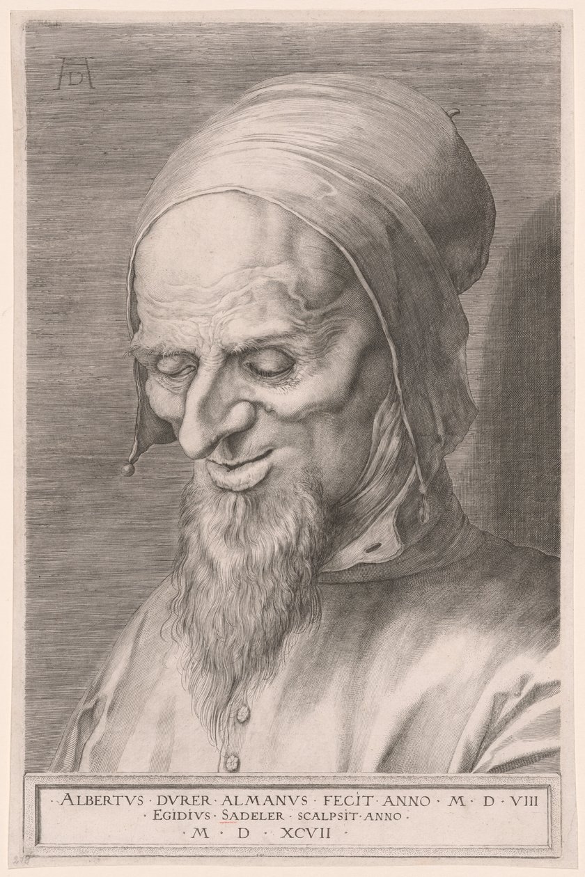 Egy apostol feje alkotó: Aegidius Sadeler II