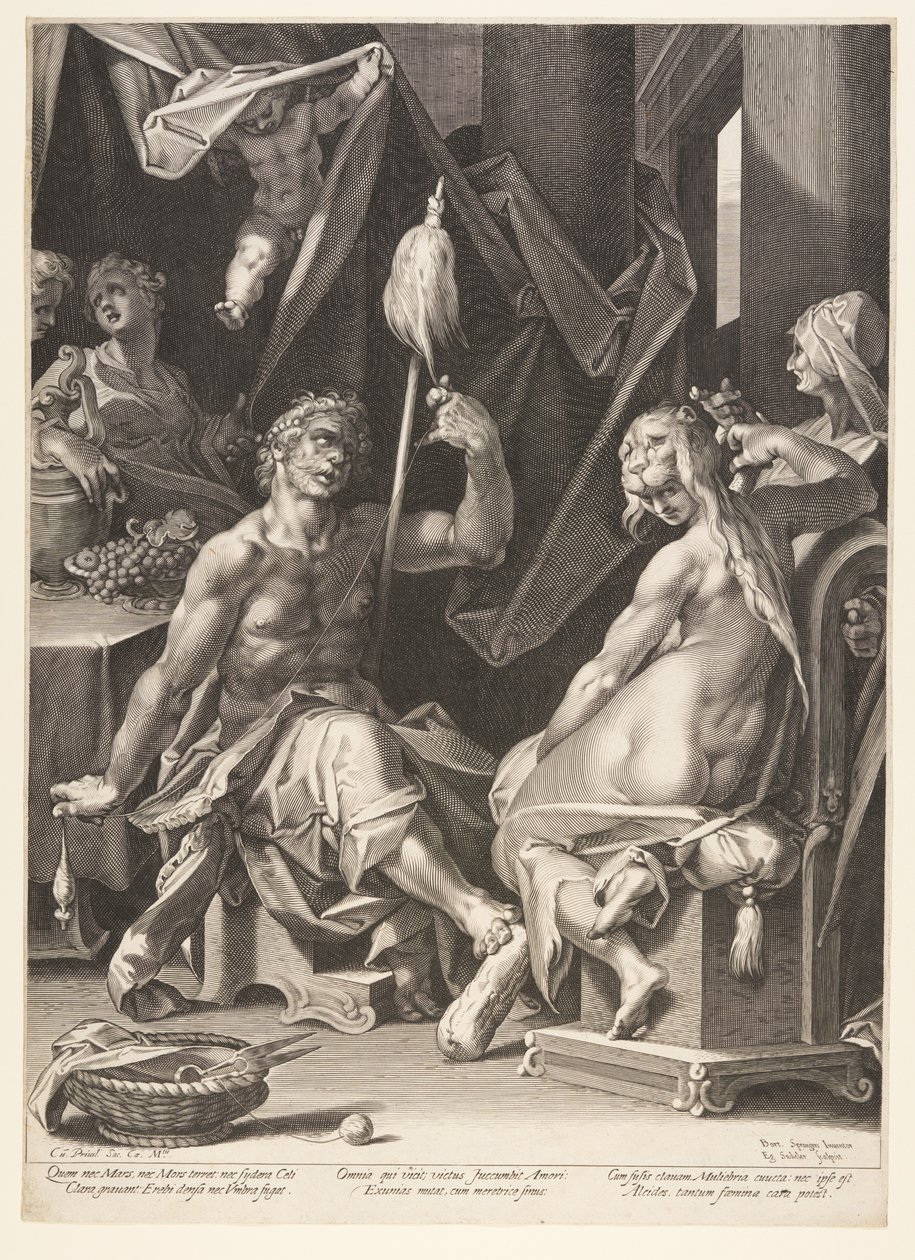 Herkules és Omphale alkotó: Aegidius Sadeler II