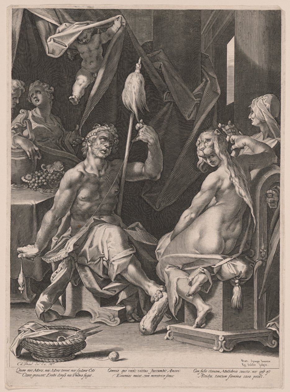 Herkules és Omphale alkotó: Aegidius Sadeler II