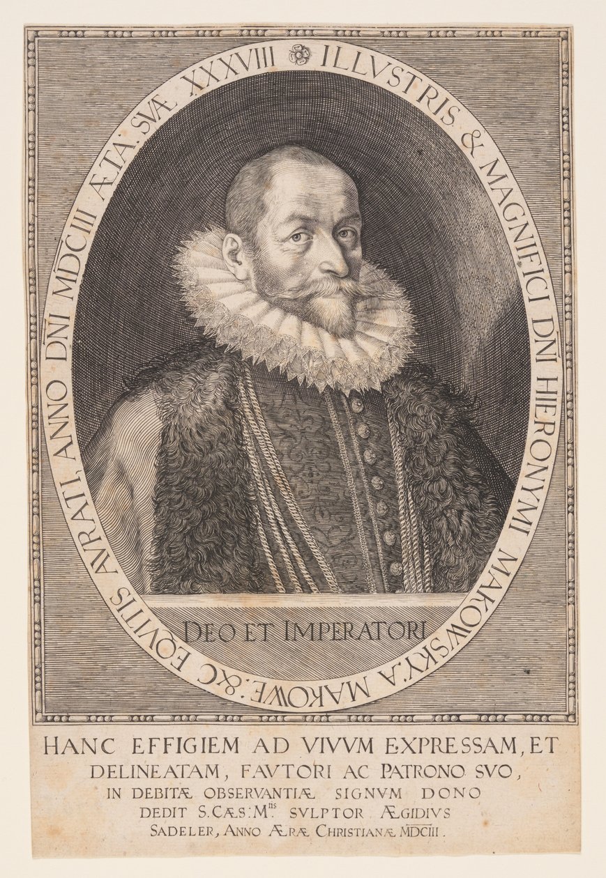 Hieronymus Makofsky, kamarás alkotó: Aegidius Sadeler II