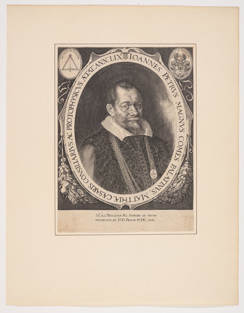 Johann Peter Magnus, orvos alkotó: Aegidius Sadeler II
