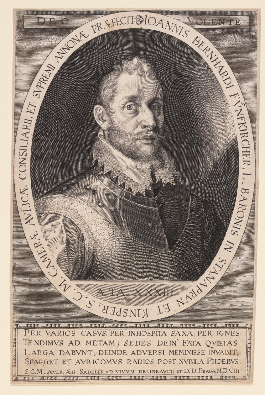 Johannes Bernhardt Fünfkircher, Stanaprun bárója alkotó: Aegidius Sadeler II