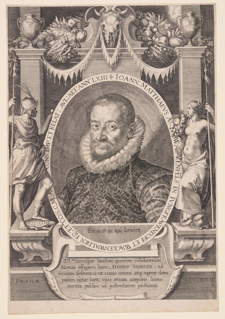 Johannes Matthaeus Wacker von Wackenfels, diplomata alkotó: Aegidius Sadeler II