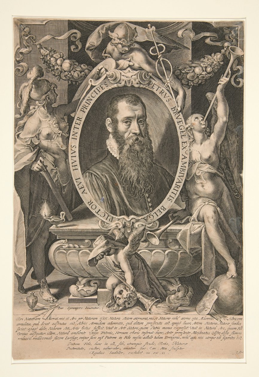 Az ifjabb Peter Brueghel portréja alkotó: Aegidius Sadeler II