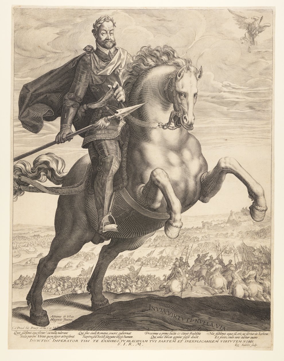 II. Rudolf lóháton alkotó: Aegidius Sadeler II
