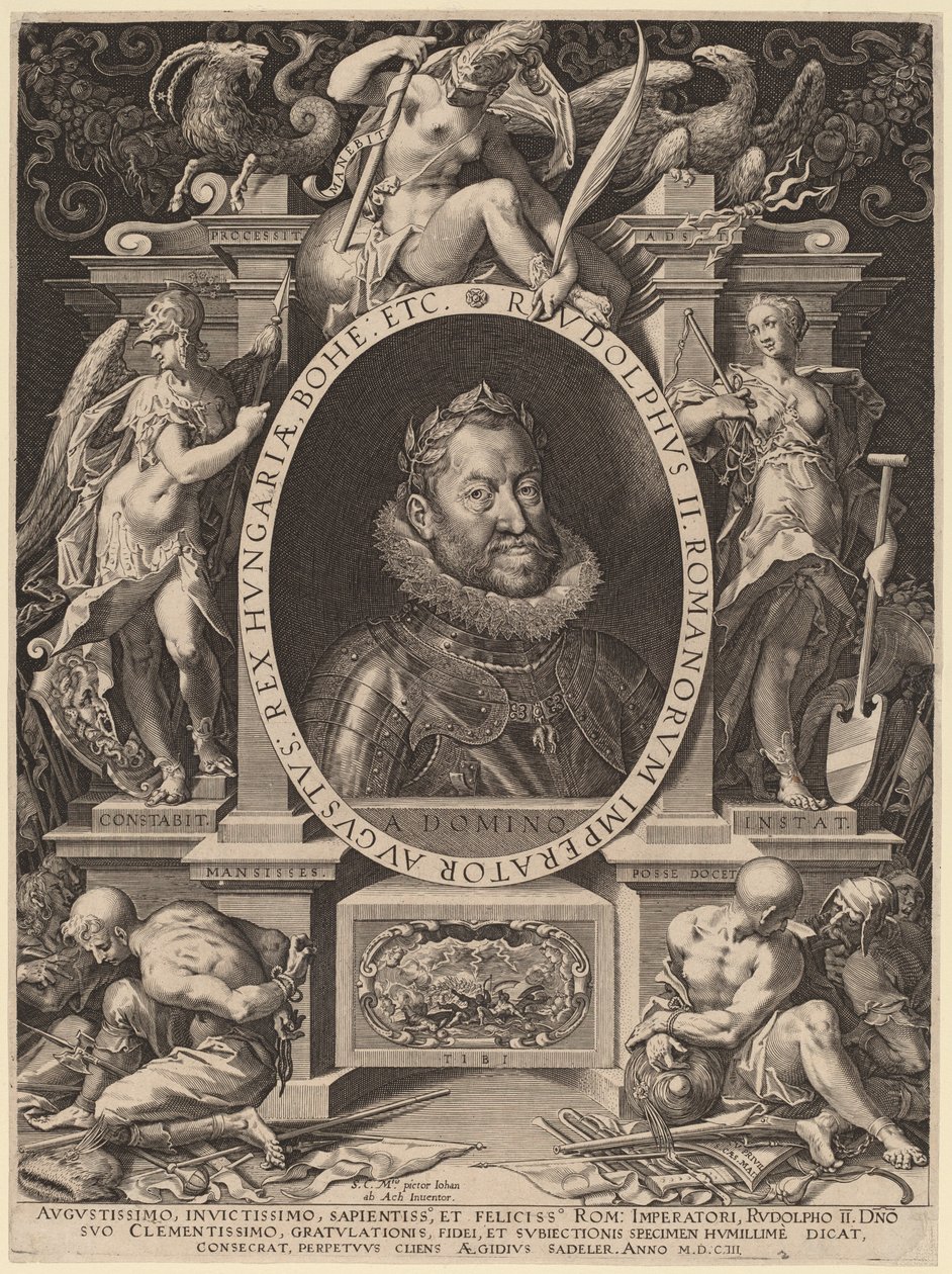 Rudolf II alkotó: Aegidius Sadeler II after Hans von Aachen