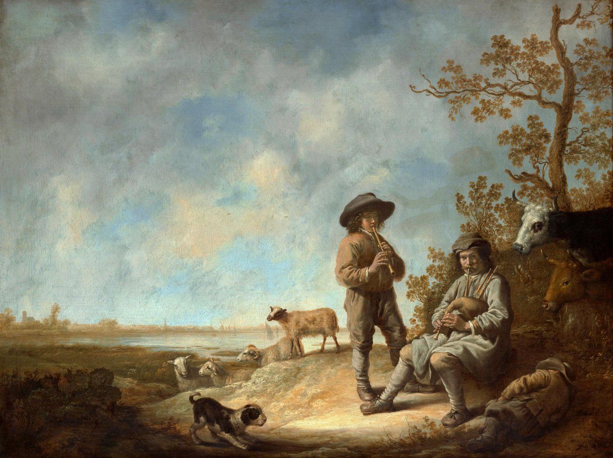 Pipásztorok alkotó: Aelbert Cuyp