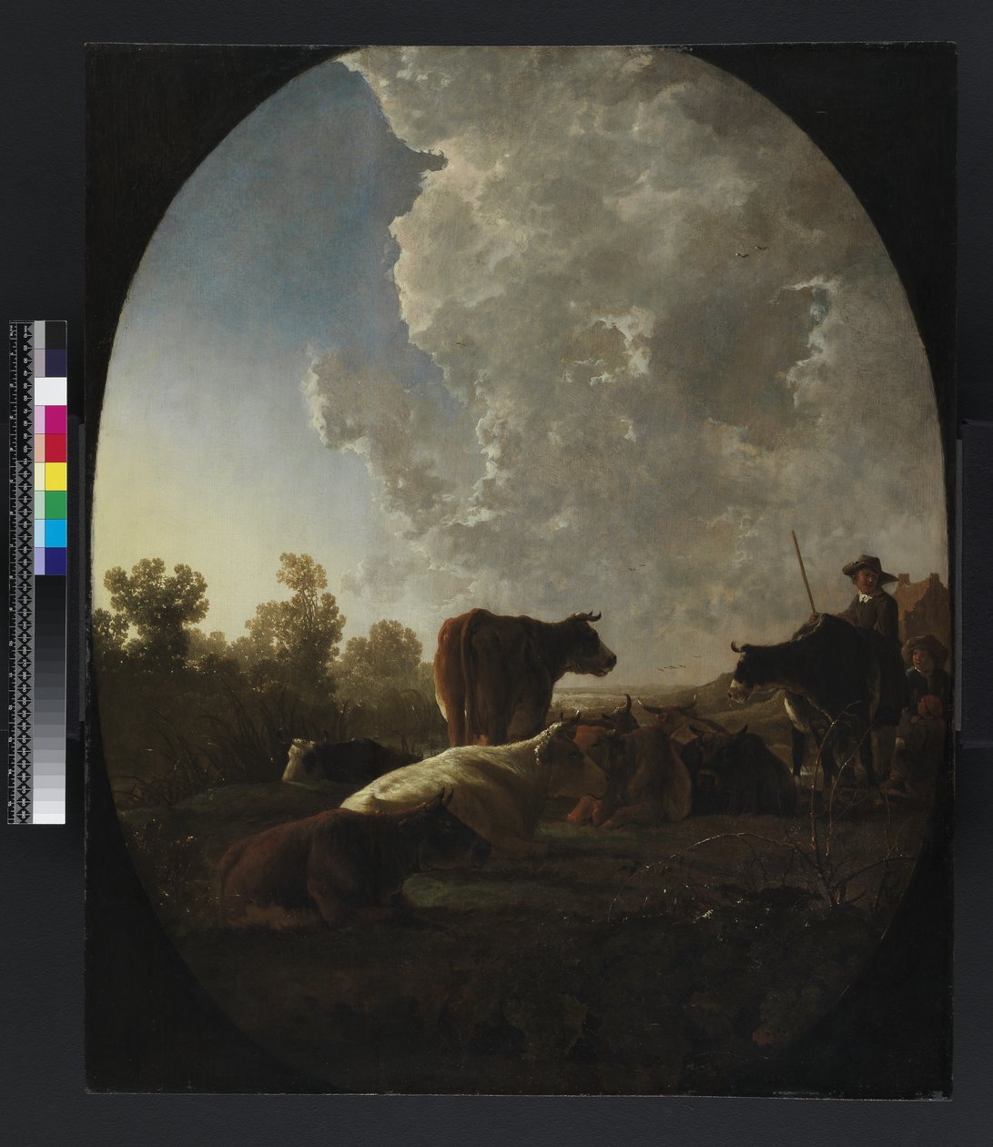 Naplemente eső után, 1648-52 körül alkotó: Aelbert Cuyp