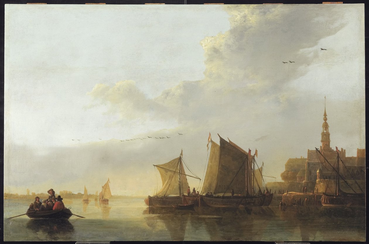 Dordrecht látképe, 1655 körül alkotó: Aelbert Cuyp