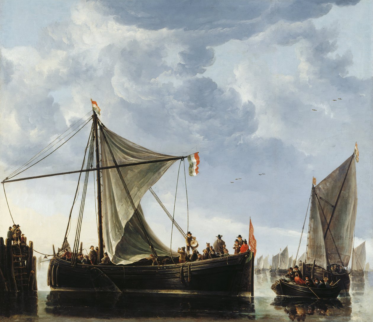 Az átjáró hajó alkotó: Aelbert Cuyp