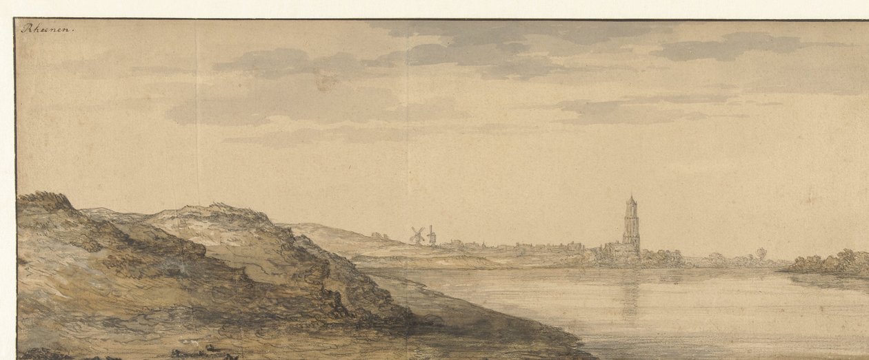 Rhenen látképe alkotó: Aelbert Cuyp