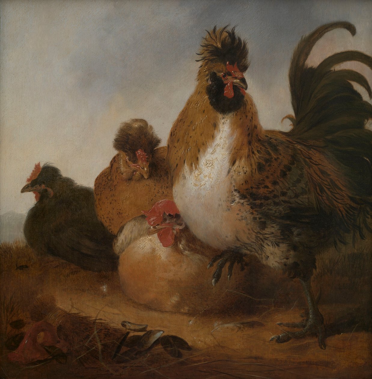 Kakas és tyúkok alkotó: Aelbert Cuyp