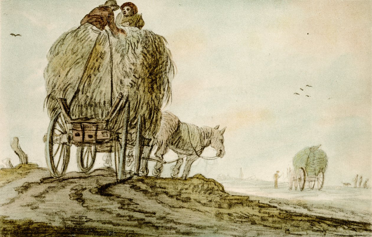 Széna kaszálása alkotó: Aelbert Cuyp