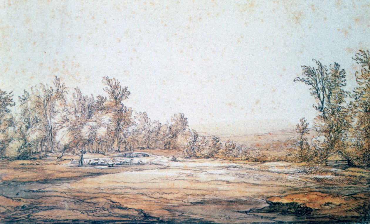Táj, 1620-1691 alkotó: Aelbert Cuyp