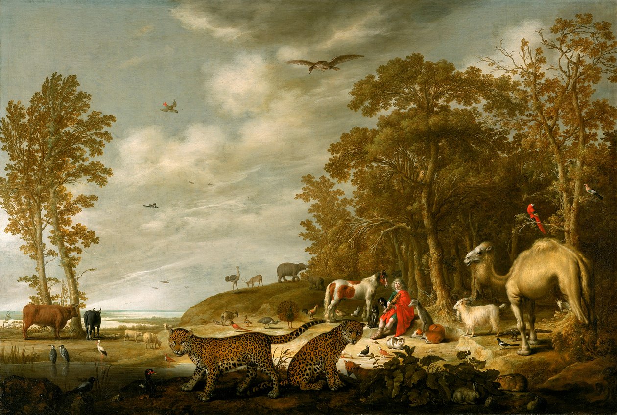 Orfeusz játszik az állatoknak alkotó: Aelbert Cuyp
