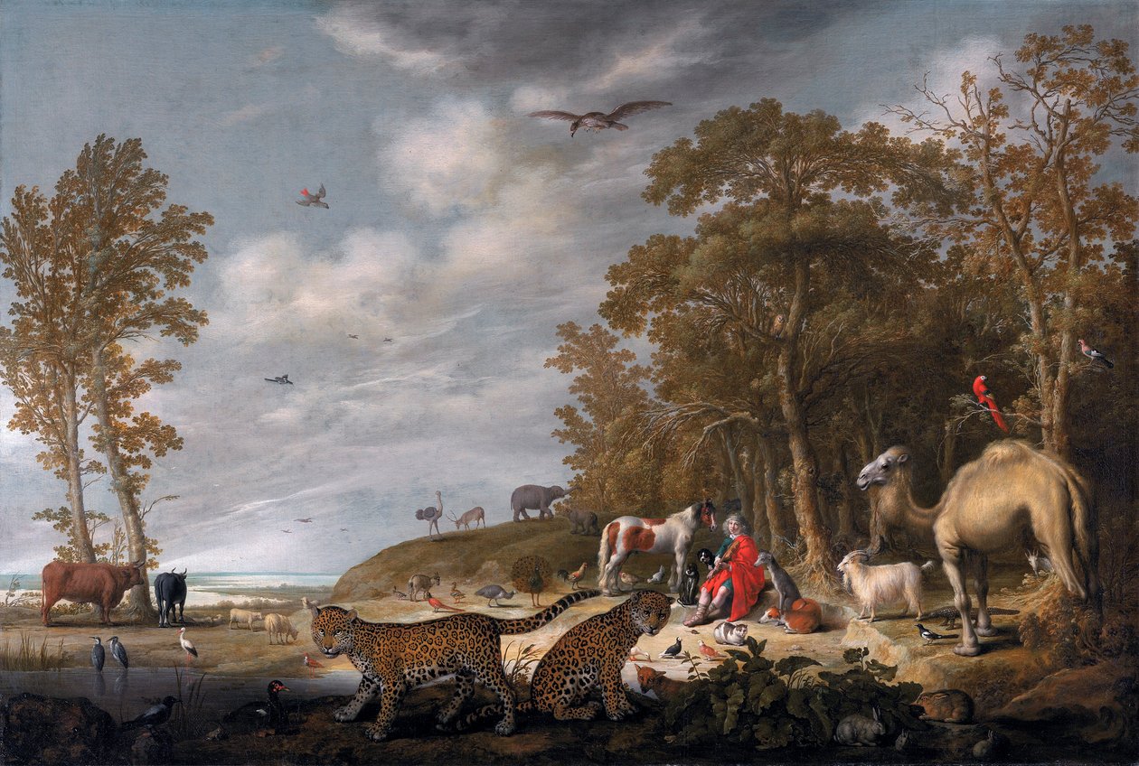 Orfeusz játszik az állatoknak alkotó: Aelbert Cuyp