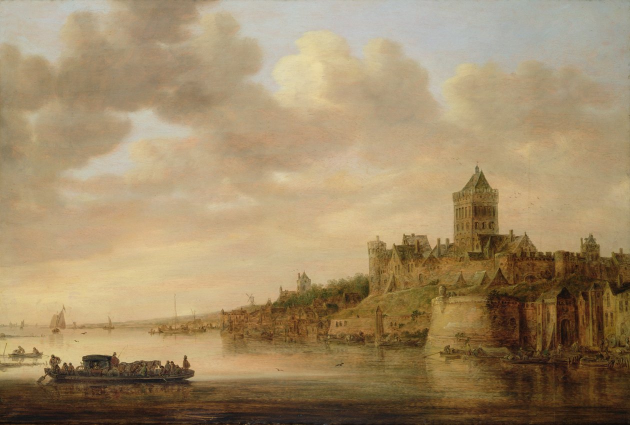A Valkhof Nijmegenben, 1650 alkotó: Aelbert Cuyp