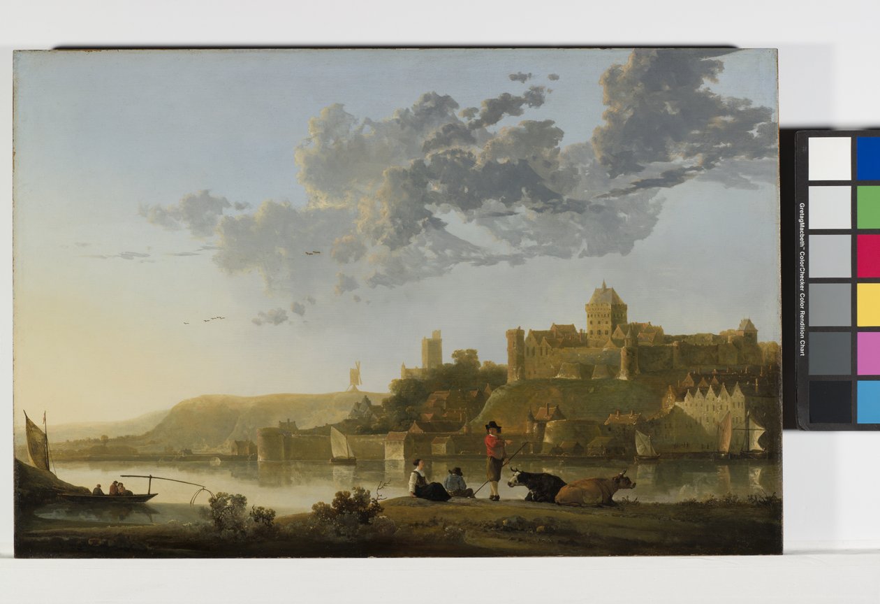 A nijmegeni Valkhof, 1652-1654 körül (olaj, fa) alkotó: Aelbert Cuyp