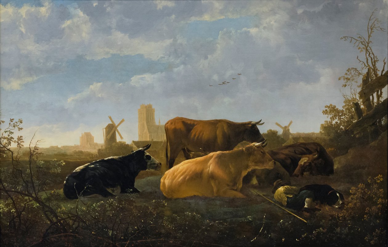 A kis Dort, 1650-52 körül (olaj, tölgyfa) alkotó: Aelbert Cuyp