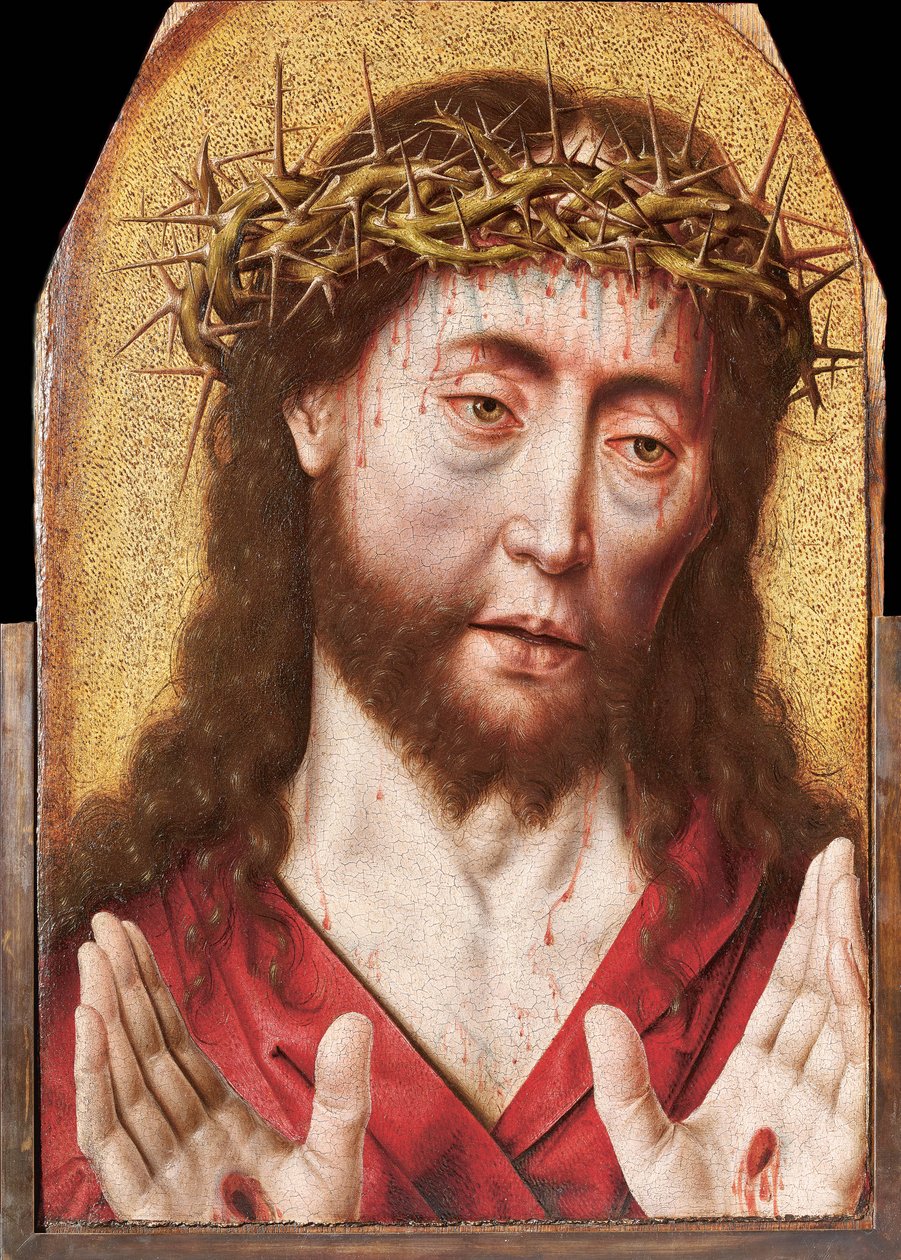 A tövissel megkoronázott Krisztus c. 1495. alkotó: Aelbrecht Bouts