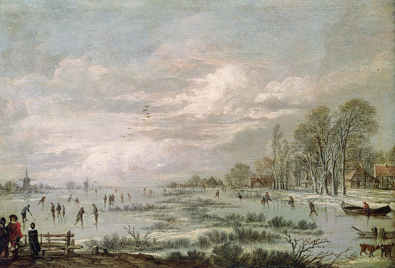 Téli táj alkotó: Aert van der Neer